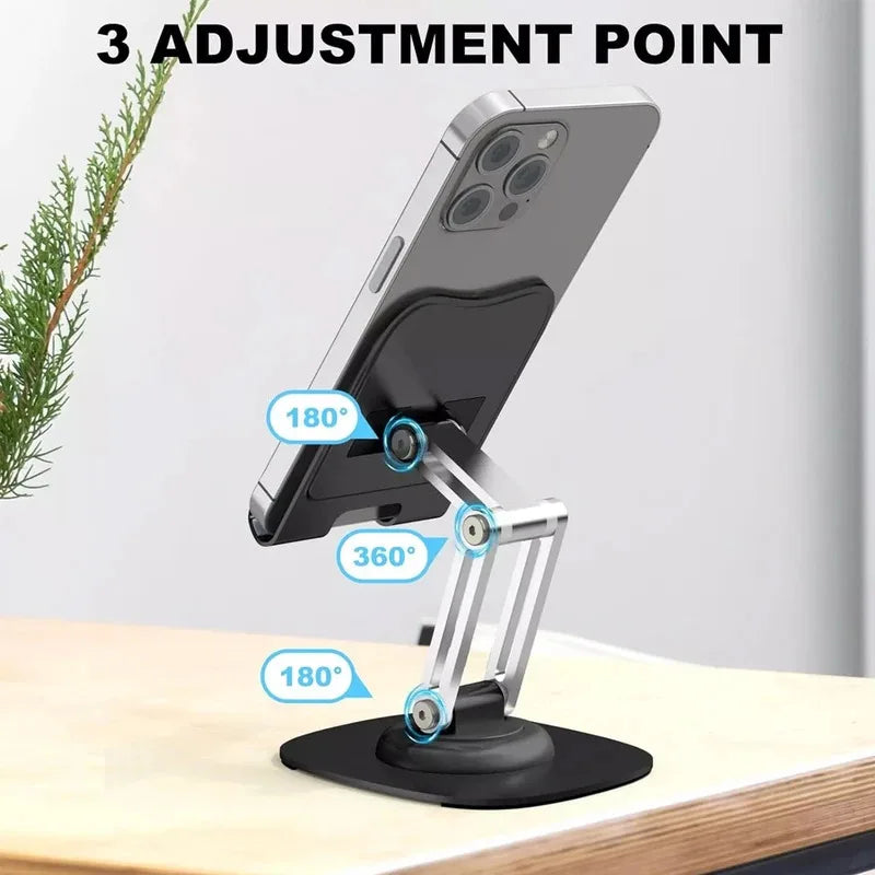 Tablet Stand 360° Rotation Universal Desk Holder Mount Detachable Arm for Cell Phone iPad iPhone Portable Desktop Stand