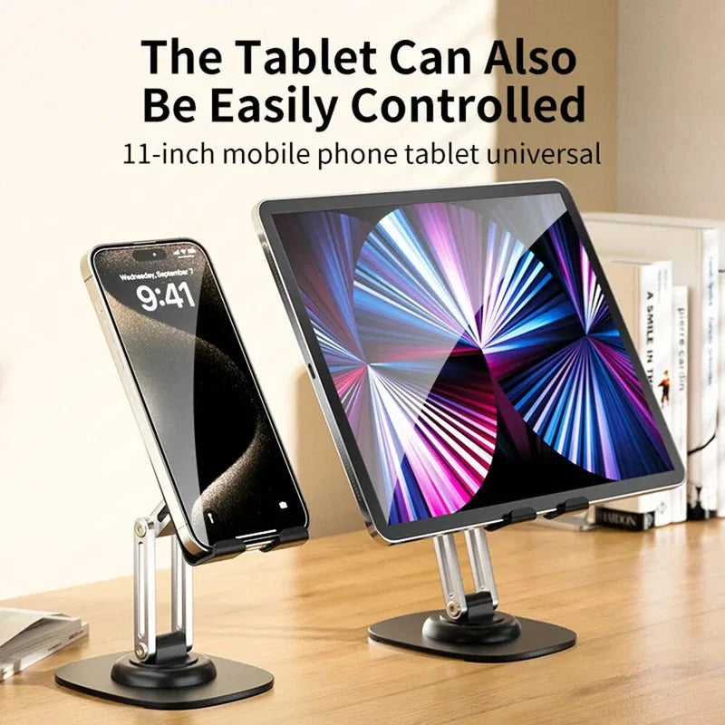 Tablet Stand 360° Rotation Universal Desk Holder Mount Detachable Arm for Cell Phone iPad iPhone Portable Desktop Stand