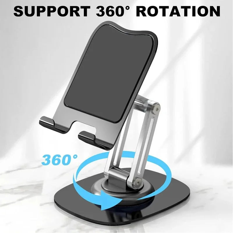 Tablet Stand 360° Rotation Universal Desk Holder Mount Detachable Arm for Cell Phone iPad iPhone Portable Desktop Stand